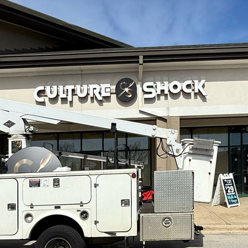 Culture Shock — Halo-Lit Channel Letters — Magic Sign Design Chicago