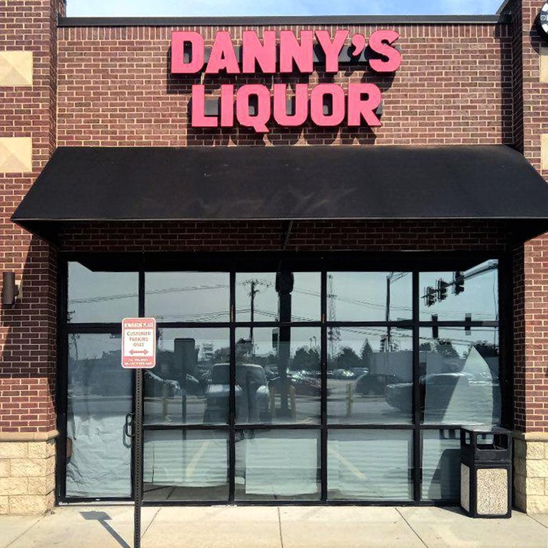 Danny's Liquor — Face-Lit Channel Letters — Magic Sign Design Chicago