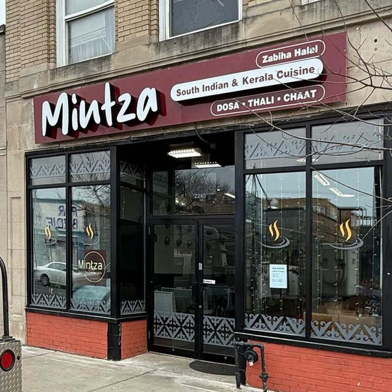 Mintza Restaurant — Lightbox Sign — Magic Sign Design Chicago